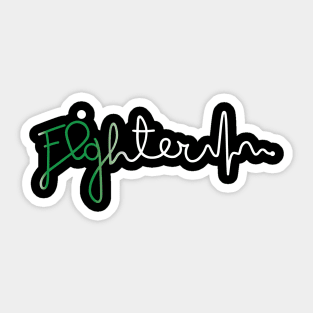 Fighter- Gastroparesis Gifts Gastroparesis Awareness Sticker